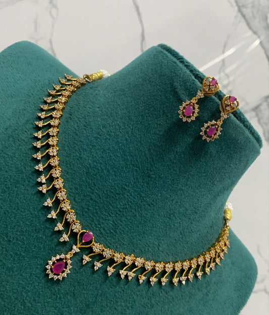 ELEGANZA Ruby stone set