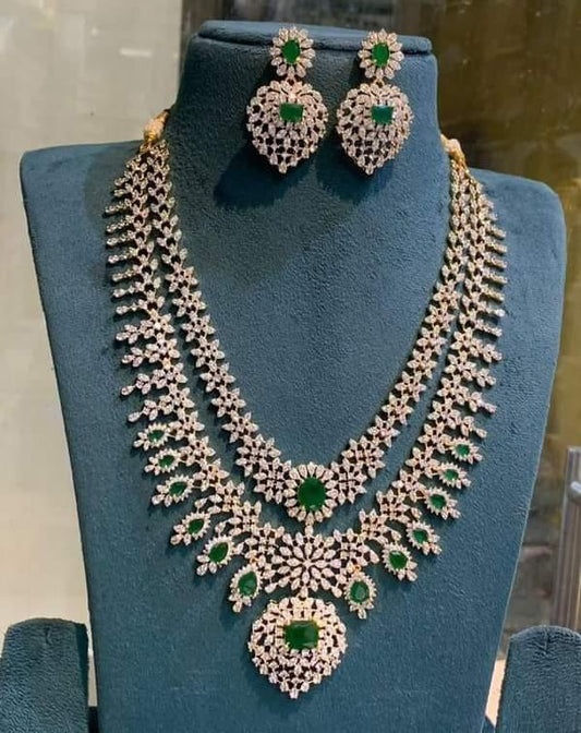 Emerald green American diamond haram